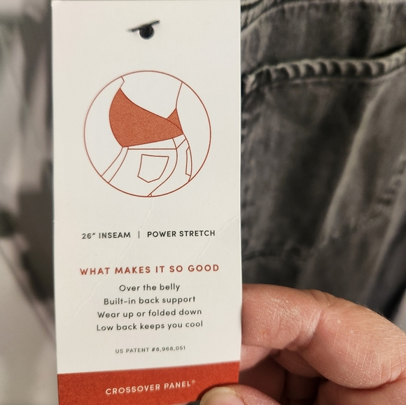 Isabel Cuffed Boyfriend Maternity Pants Size 8 and 10 - Picture 5 of 7